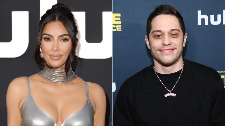 Kim Kardashian and Pete Davidson