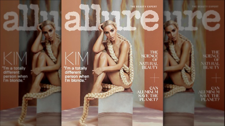 Kim Kardashian on the cover of Allure