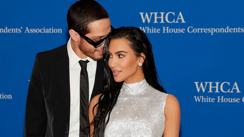 Kim Kardashian and Pete Davidson at the White House Correspondents' Dinner