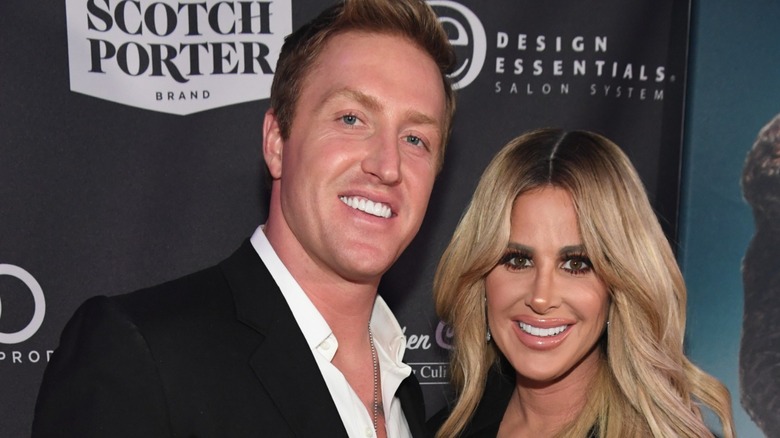 Kroy Biermann Kim Zolciak smiling