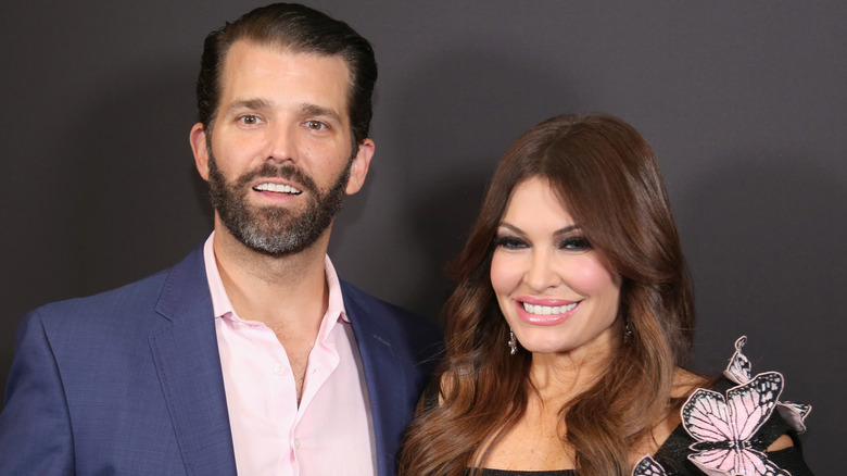 Donald Trump Jr. and Kimberly Guilfoyle posing