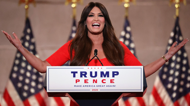 Kimberly Guilfoyle at Trump rally 