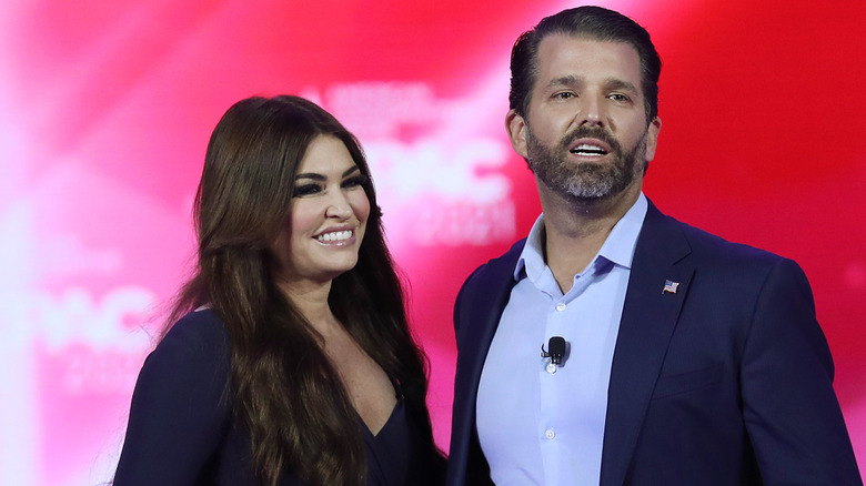 Kimberly Guilfoyle and Donald Trump Jr.