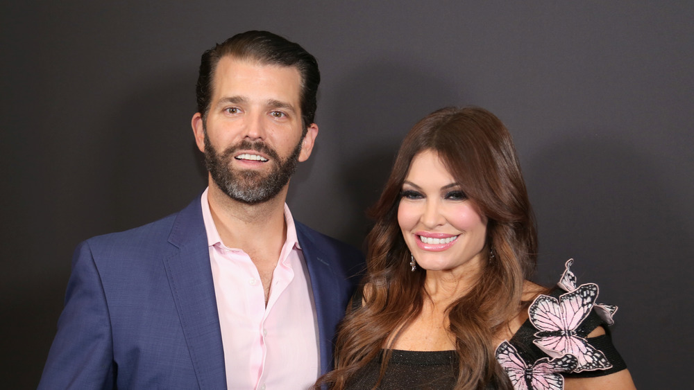 Kimberly Guilfoyle and Donald Trump, Jr., smiling