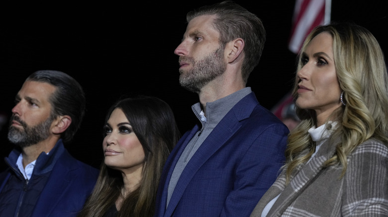 Donald Jr. and Eric Trump, Kimberly Guilfoyle and Lara Trump