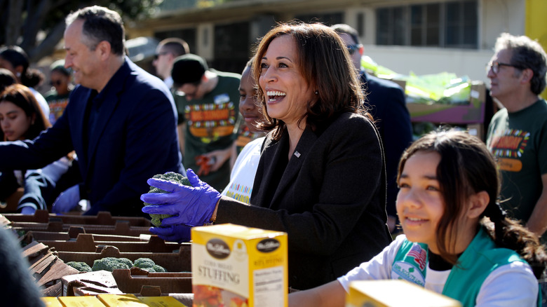 Kamala Harris laughing