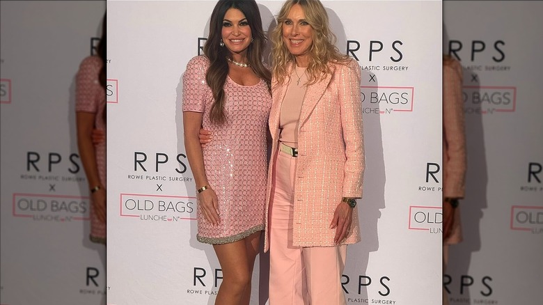 Kimberly Guilfoyle and Alana Stewart in pink