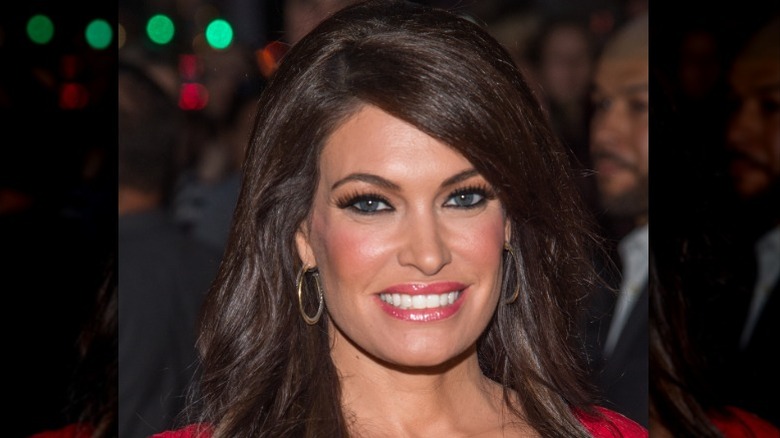 Kimberly Guilfoyle smiling in full glam makeup