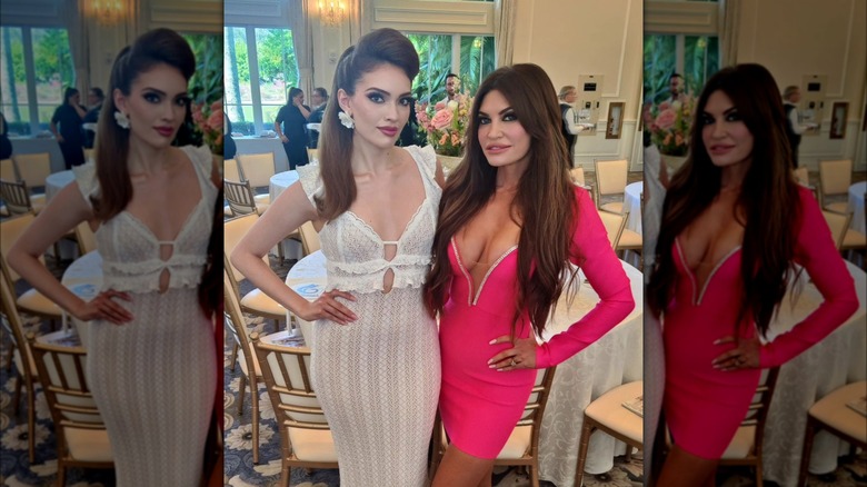 Linda Bertino and Kimberly Guilfoyle posing together at an event