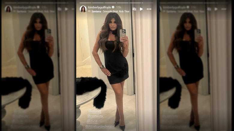 Kimberly Guilfoyle posing for mirror selfie