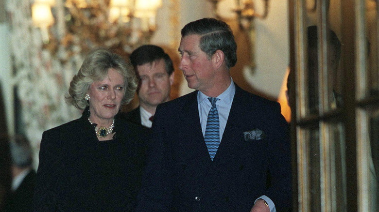 Camilla and King Charles walking