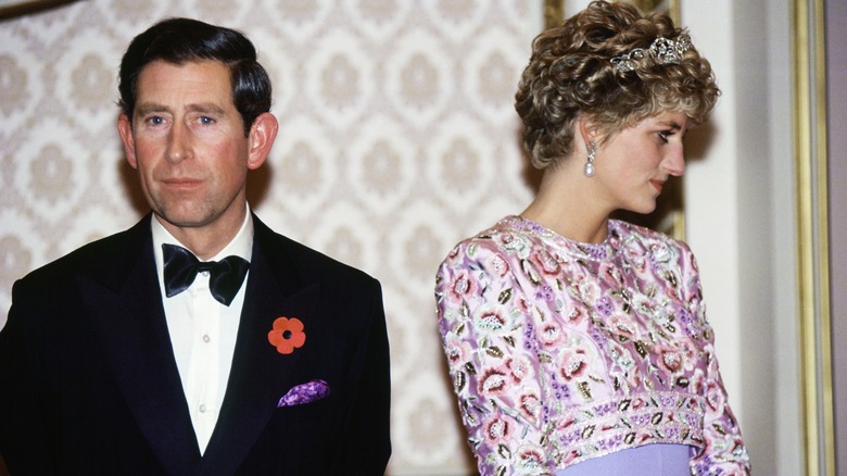 Princess Diana turned away from Prince Charles