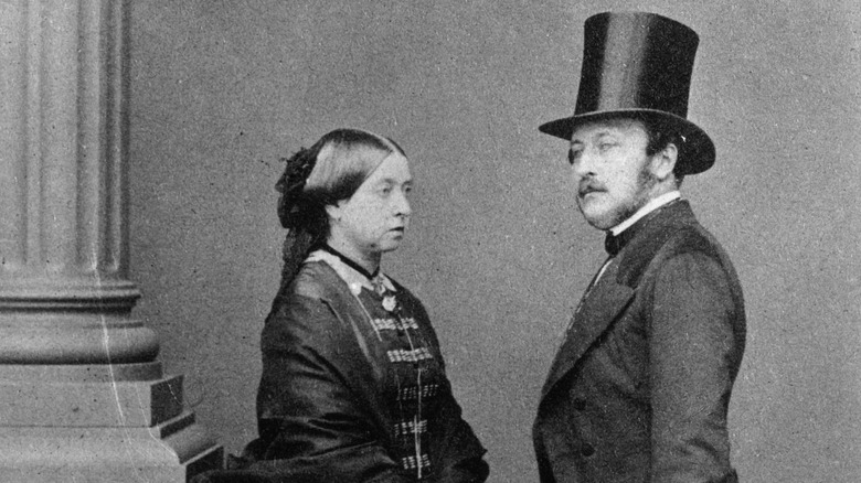 Queen Victoria with her husband Prince Albert