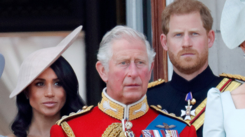 Meghan Markle, Prince Harry, and King Charles