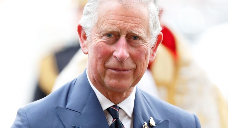 King Charles III looks worried