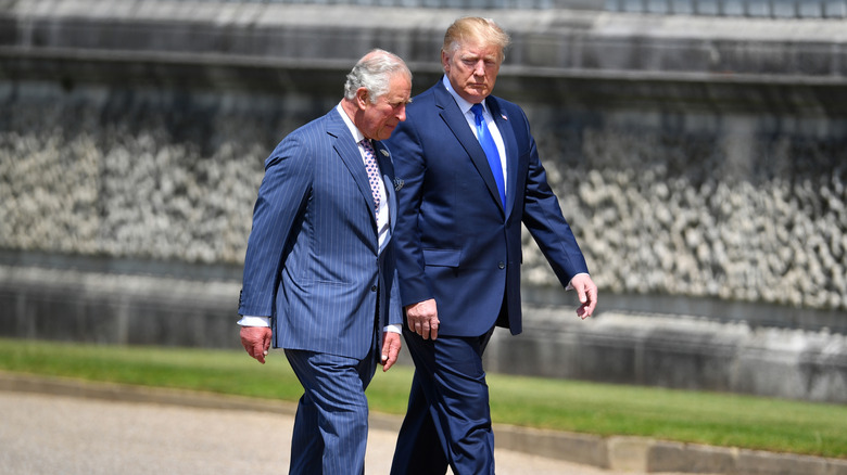 King Charles and president-elect Donald Trump at Buckingham Palace