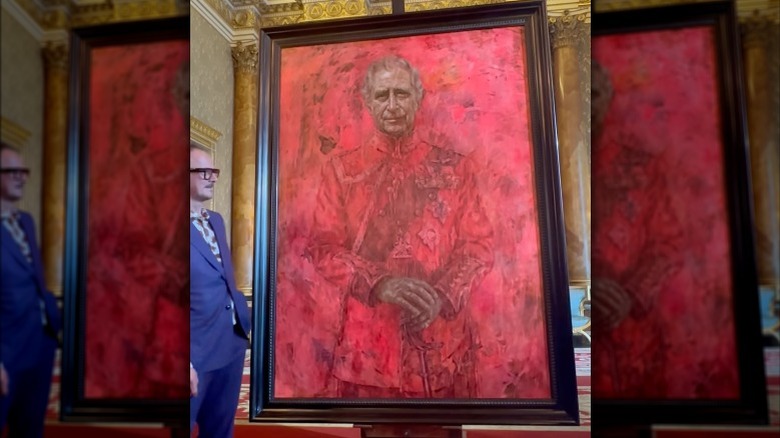 King Charles' portrait unveiled