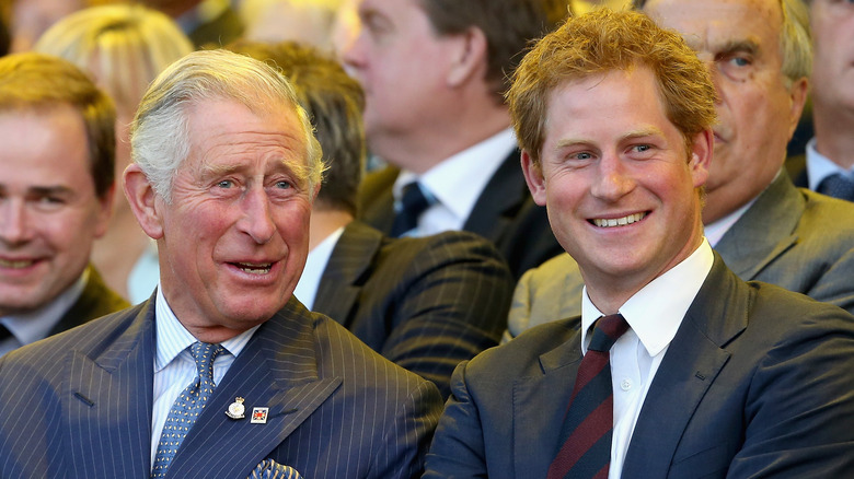 King Charles III and Prince Harry