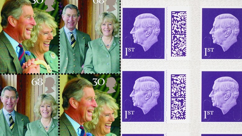 King Charles and Queen Camilla stamps