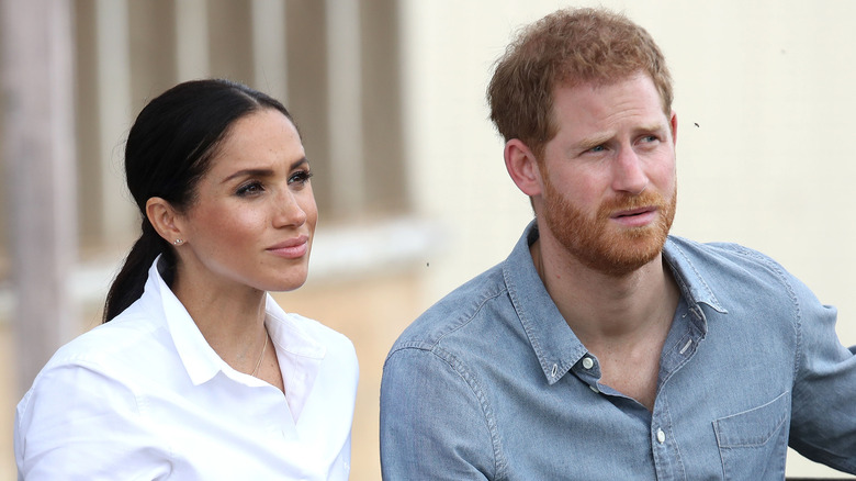 Meghan Markle and Prince Harry in disbelief