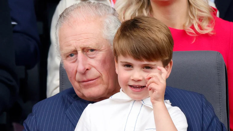 King Charles and Prince Louis