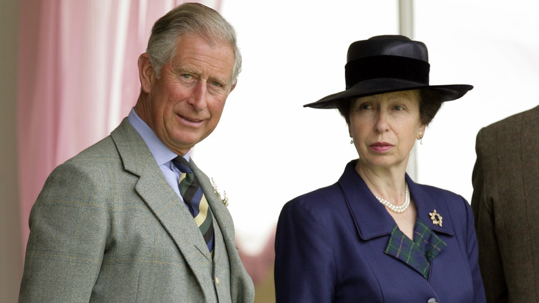 King Charles and Princess Anne at event