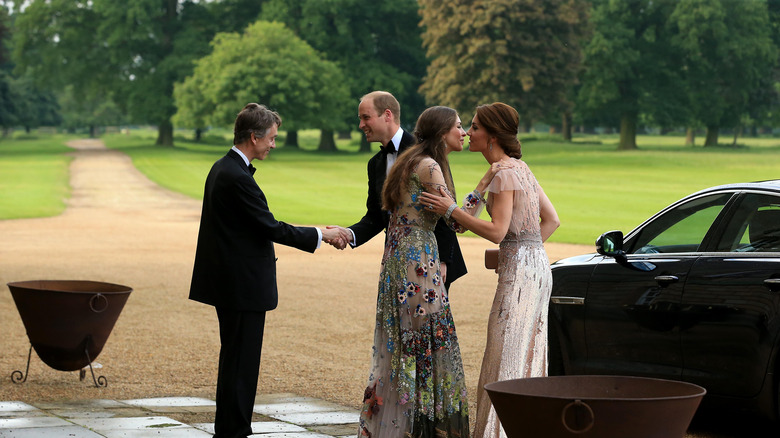 David Cholmondeley, Prince William, Rose Hanbury, and Kate Middleton 