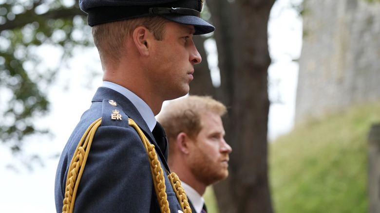 Princes William and Harry looking ahead