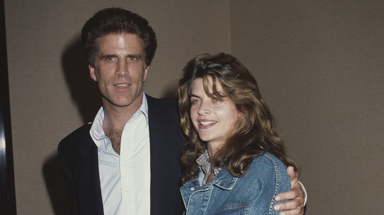 Kirstie Alley and Ted Danson posing 