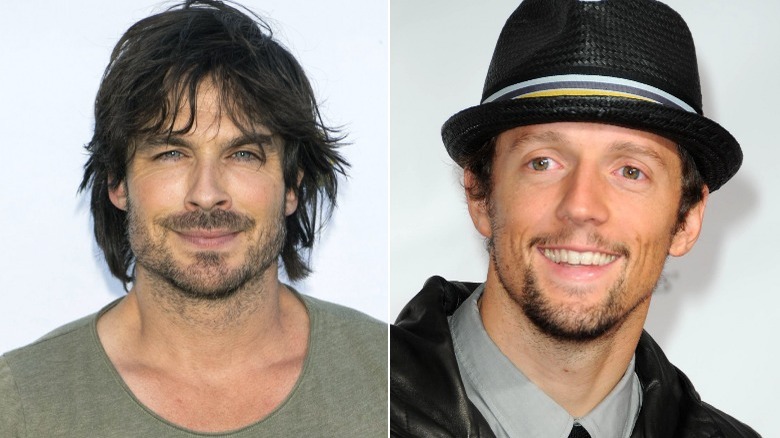 Ian Somerhalder and Jason Mraz smiling