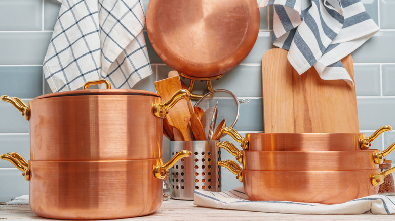 Avoid putting copper or aluminum in a dishwasher