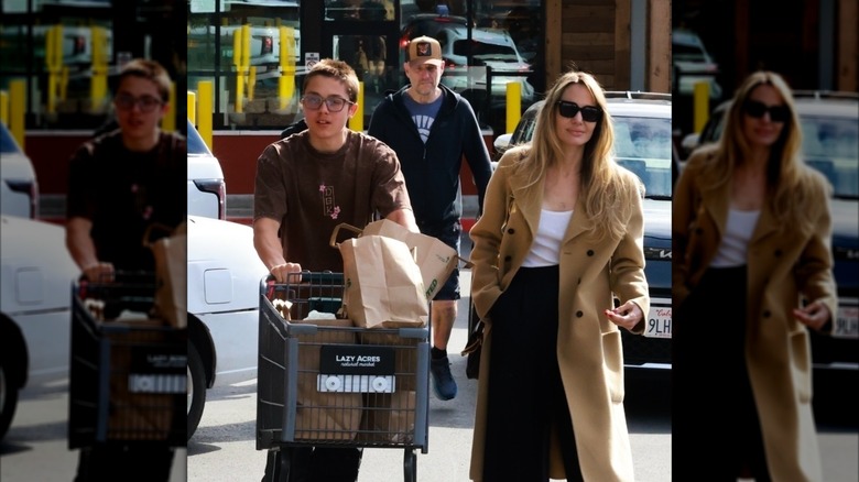 Knox Jolie-Pitt shopping with Angelina Jolie