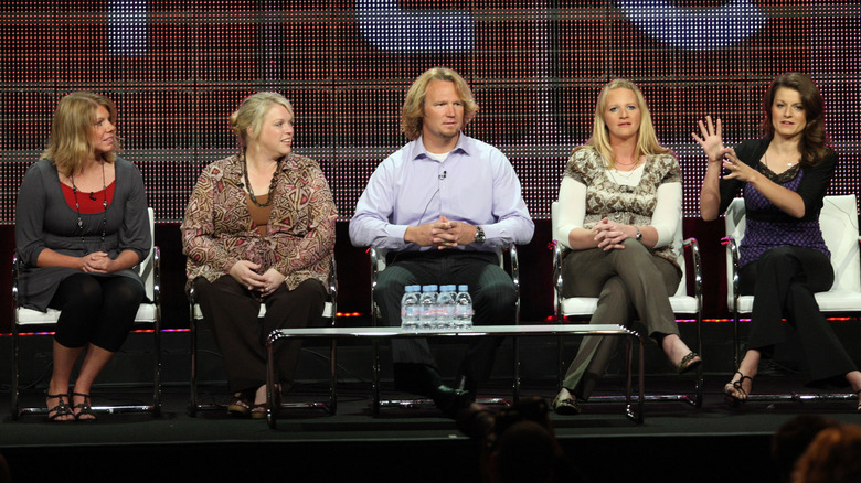 Kody Brown and his Sister Wives co-stars speak onstage