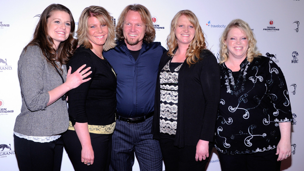 Kody Brown and wives posing at event