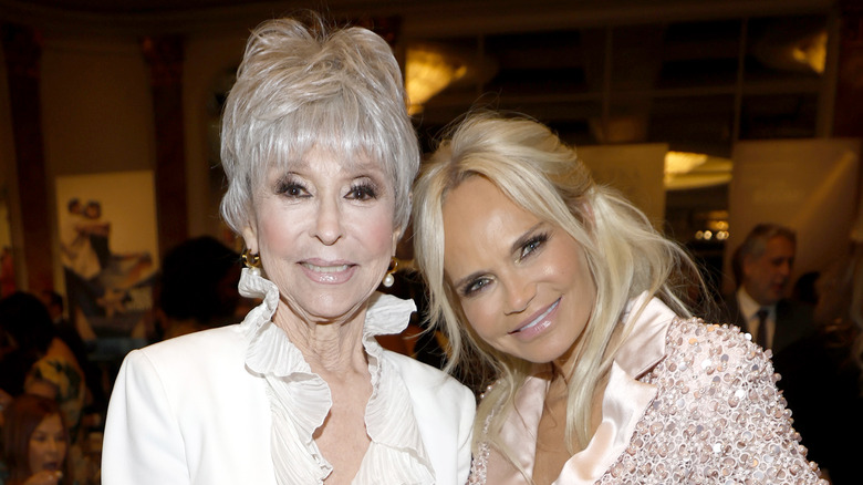 Rita Moreno and Kristin Chenoweth smiling