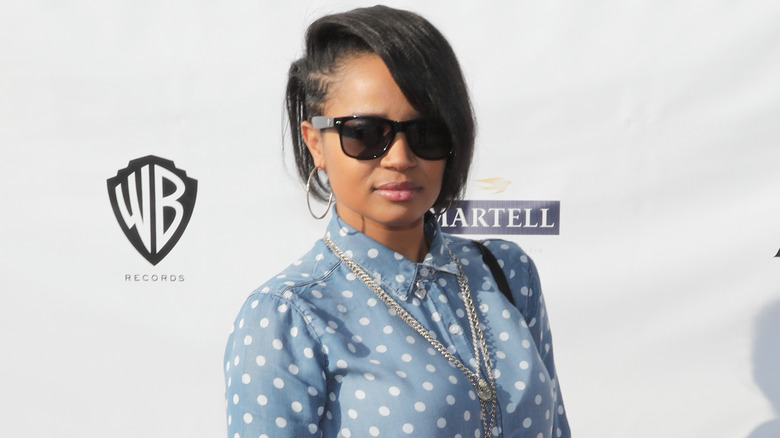 Kyla Pratt looking sad