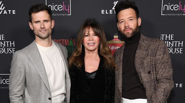 Kyle Dean Massey, Mary-Margaret Humes, and Taylor Frey posing