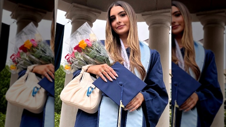 Sophia Umansky on graduation day