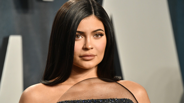 Kylie Jenner poses on the red carpet in 2020