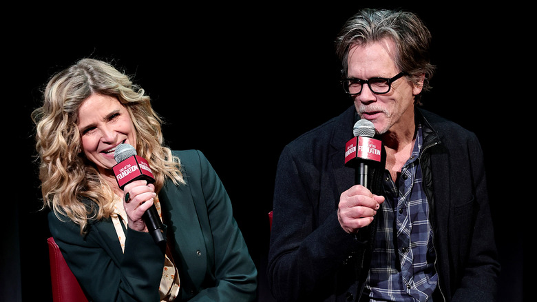 Kyra Sedgwick with Kevin Bacon