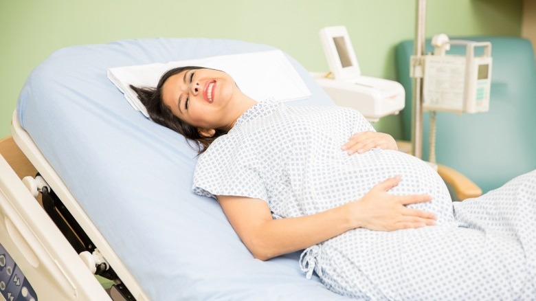 woman in labor