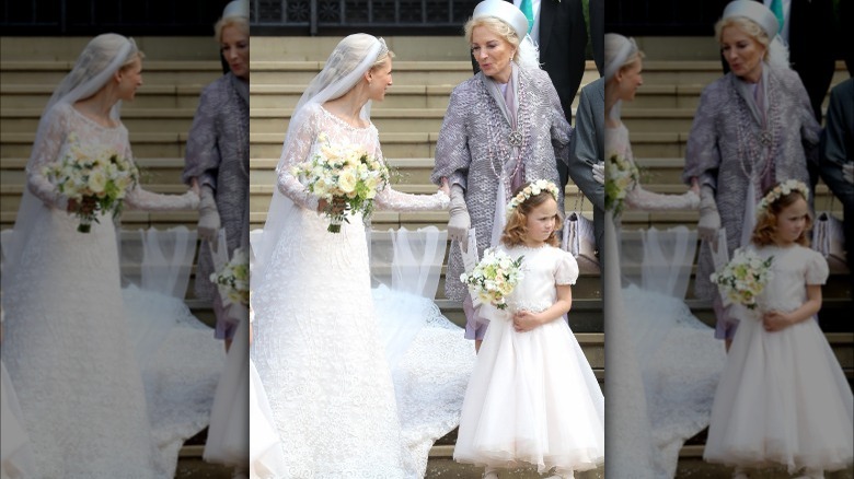 Lady Gabriella Kingston with Princess of Kent