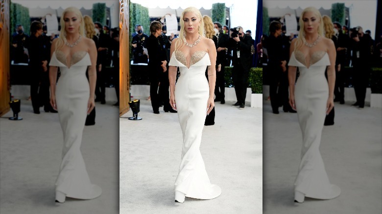 Lady Gaga attends the 2022 SAG Awards