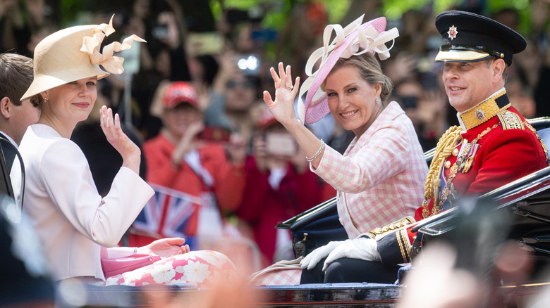 Lady Louise with her parents