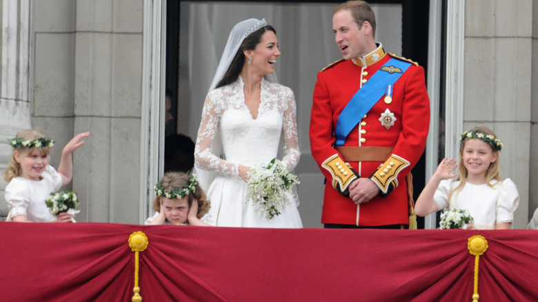 Louise at Catherine and William's wedding