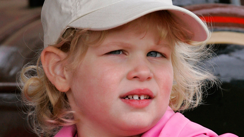 Lady Louise Windsor as a child