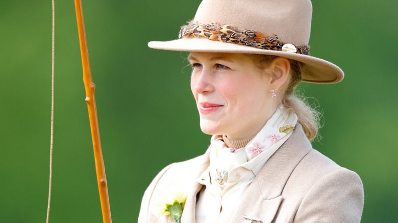 Lady Louise Windsor smiling