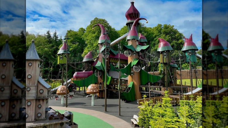 The playground at Alnwick Castle's gardens