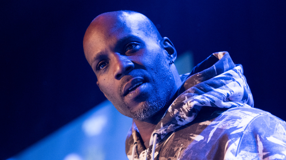 DMX performing on stage 