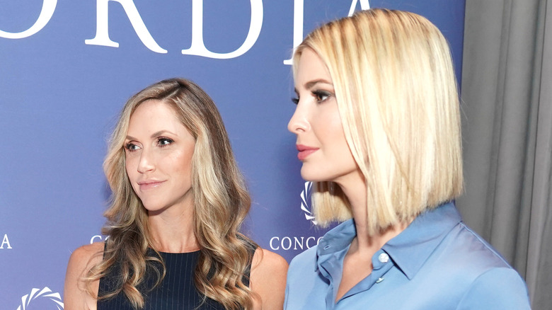 Lara Trump and Ivanka Trump standing together